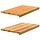 Lot de 2 appuis de fenêtre en chêne massif 70x40cm - Jusqu'à -69,5%
