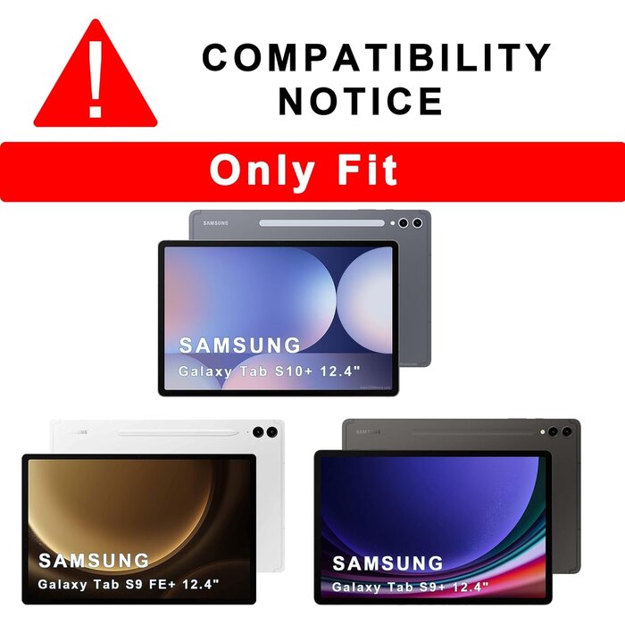 Étui clavier rétroéclairé pour Samsung 12,4" jusqu'à -66,1% de réduction