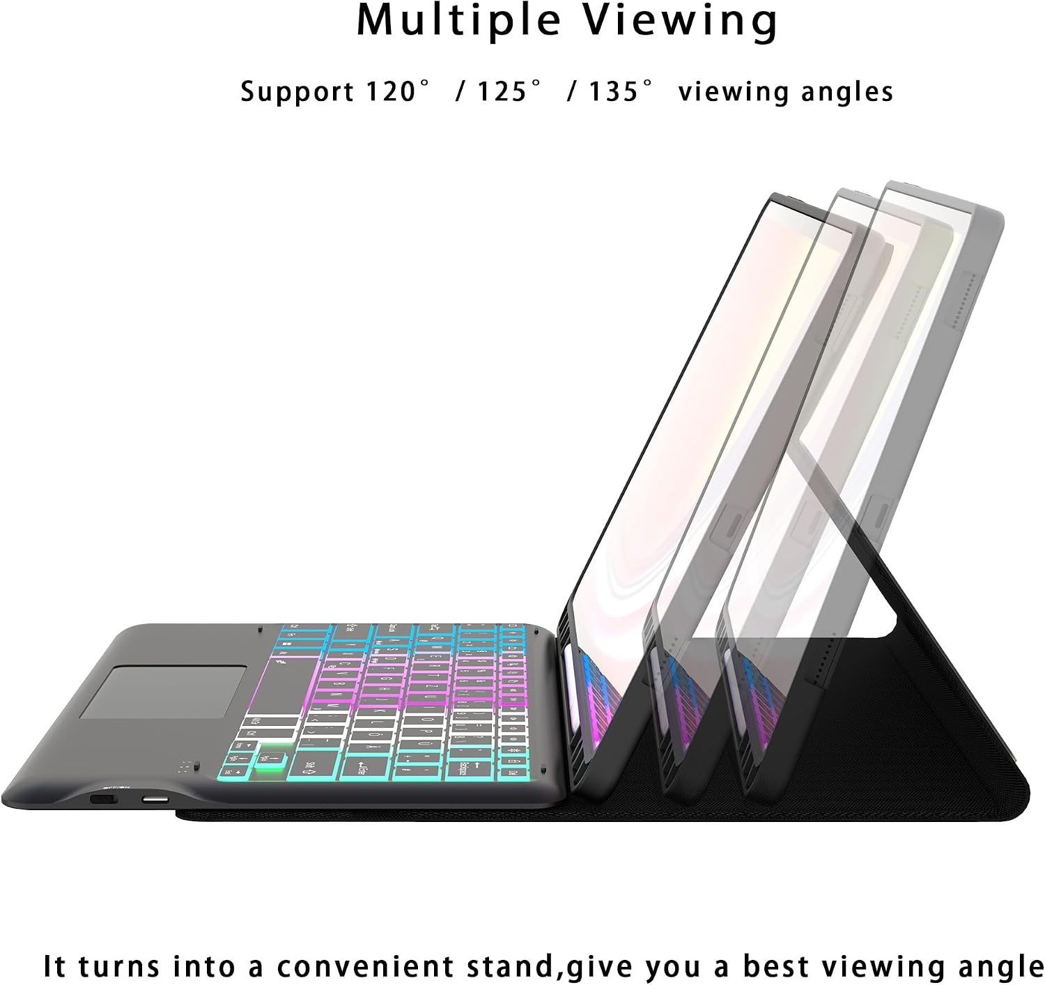Étui clavier rétroéclairé pour Samsung 12,4" jusqu'à -66,1% de réduction