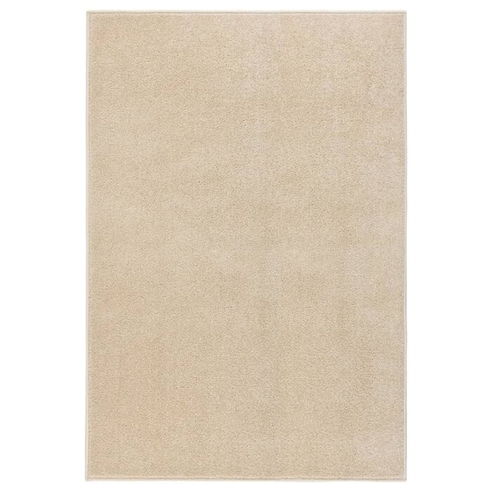 Tapis à poils ras beige 160 x 230 cm - Remise jusqu'à 69,5 %