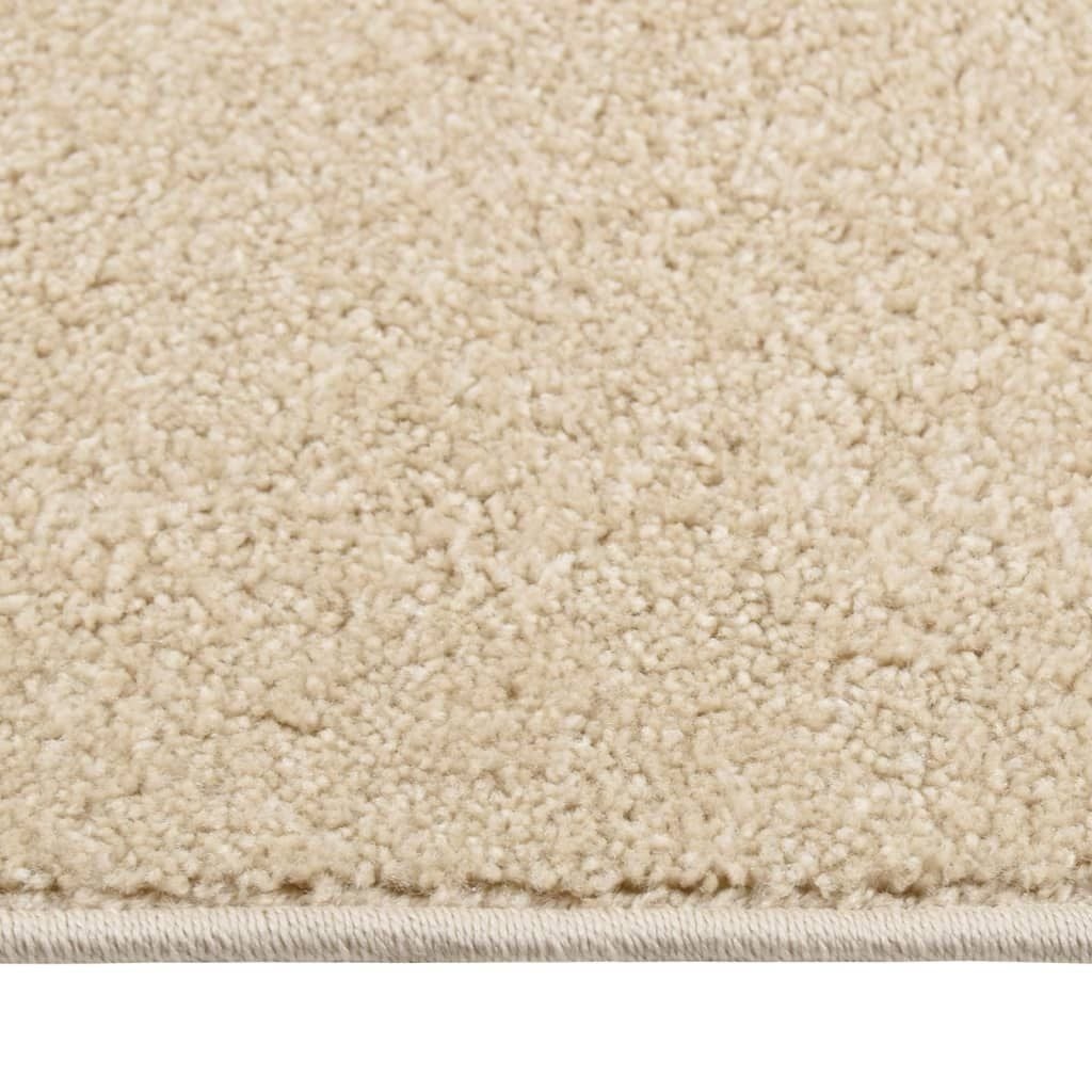 Tapis à poils ras beige 160 x 230 cm - Remise jusqu'à 69,5 %