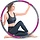 Hula hoop lesté fitness ajustable - Jusqu'à 64,5% de réduction