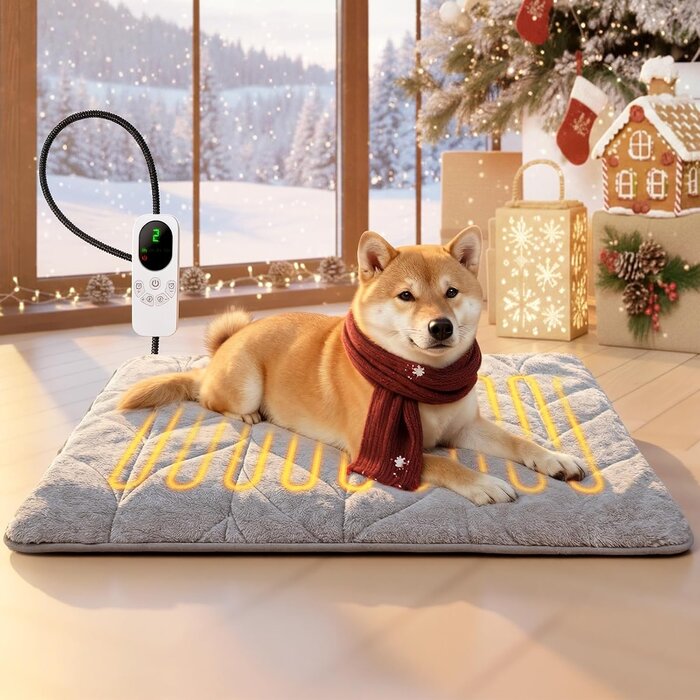 Tapis chauffant électrique pour animaux 89x61 cm - Jusqu'à -62,6%