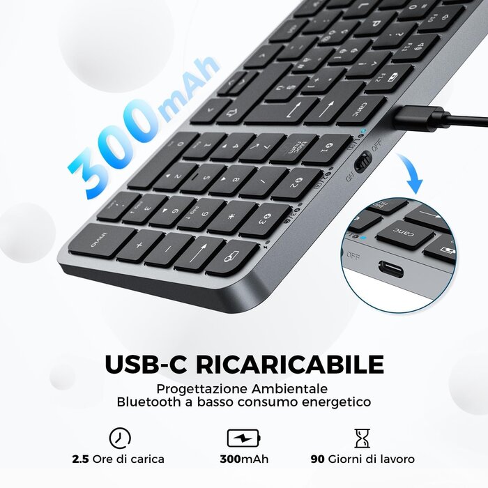 Clavier sans fil Bluetooth RGB - Jusqu'à -63,4% sur l'Outlet