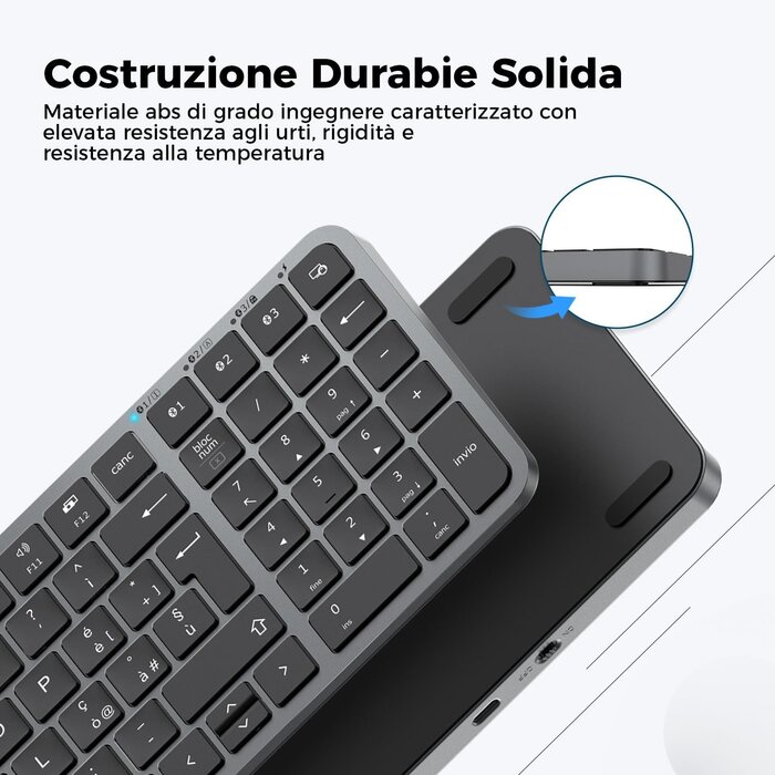 Clavier sans fil Bluetooth RGB - Jusqu'à -63,4% sur l'Outlet