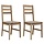 Lot de 2 chaises en bois d'acacia massif - Jusqu'à -64,1%