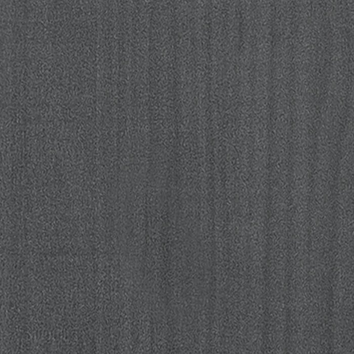 Cadre de lit en pin massif 200x200 cm Gris - Jusqu'à 66,1 % de réduction