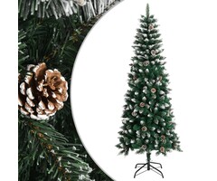 Vidaxl Sapin de Noël artificiel 210 cm enneigé - Jusqu'à -65,3% de remise