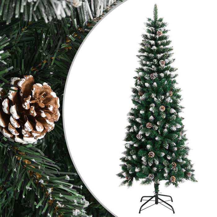 Sapin de Noël artificiel enneigé 210 cm - Jusqu'à -62% sur le retour