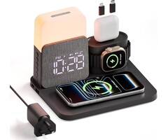 Station de charge 6-en-1 multifonction : économisez jusqu'à 74% - Noir