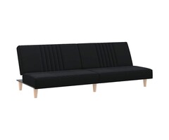 Vidaxl Canapé-lit noir 200 cm - Jusqu'à -51,8% sur votre confort