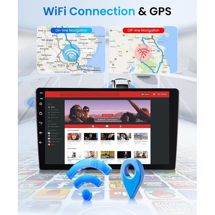 Autoradio GPS 9" Mercedes W209 W211 W219 W463 - CarPlay - Jusqu'à 61,8%