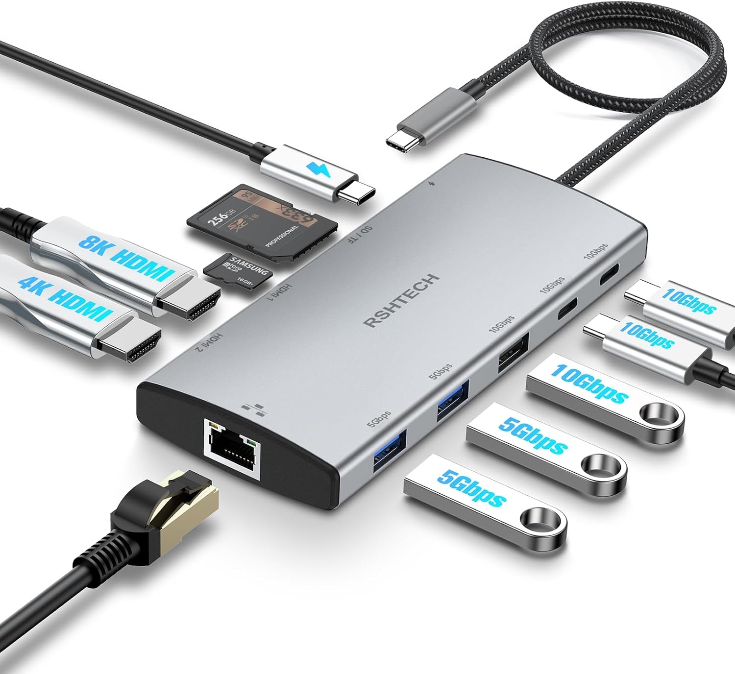 Station d'accueil USB-C 11-en-1 : Jusqu'à -54,2% sur votre setup