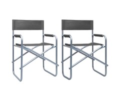 Vidaxl Lot de 2 chaises de metteur en scène pliables - Jusqu'à -55,1 %