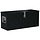 Coffre de rangement en aluminium noir 80x30x35 cm - Jusqu'à -64,4%