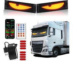 Panneaux LED Yeux de Démon 10x35cm - Jusqu'à -63% sur votre personnalisation