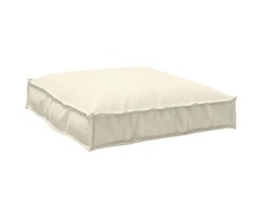 Vidaxl Coussin de palette 70x70 cm Crème - Jusqu'à -61%