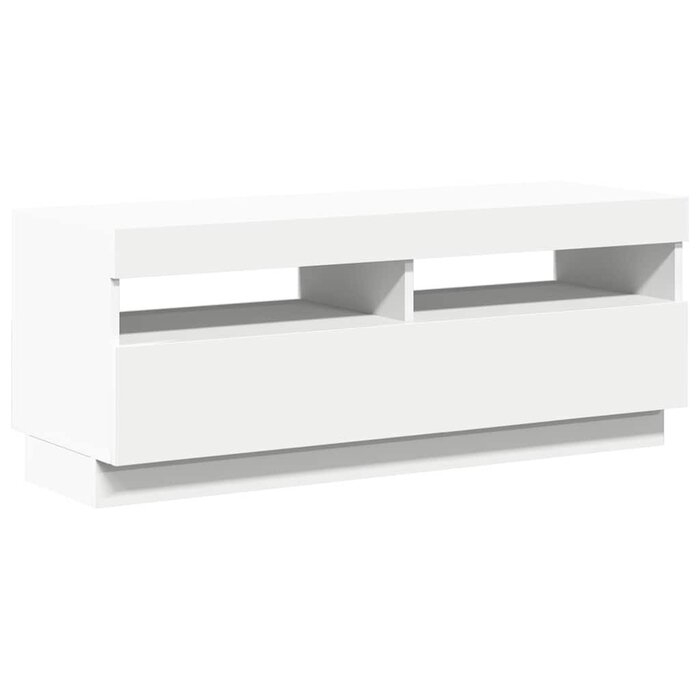 Meuble TV Moderne Blanc avec LED - Jusqu'à -62,8%
