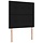 Tête de lit ajustable 90 cm en tissu noir - Jusqu'à 61,7% de remise