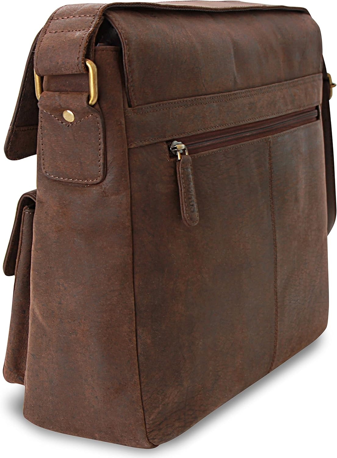 Sacoche ordinateur 13" en cuir beige vintage - Jusqu'à -63,7%