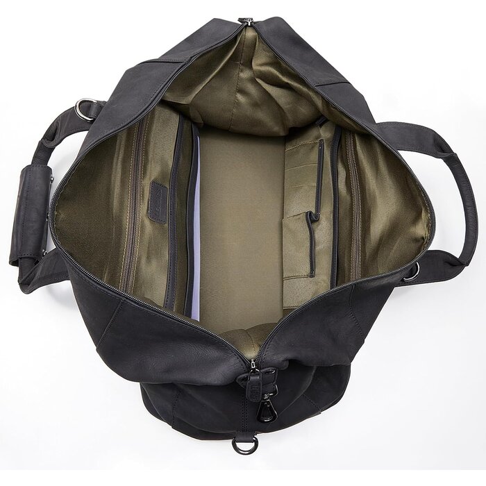 Sac de voyage en cuir de buffle 41L - Style vintage - Jusqu'à -64,5%
