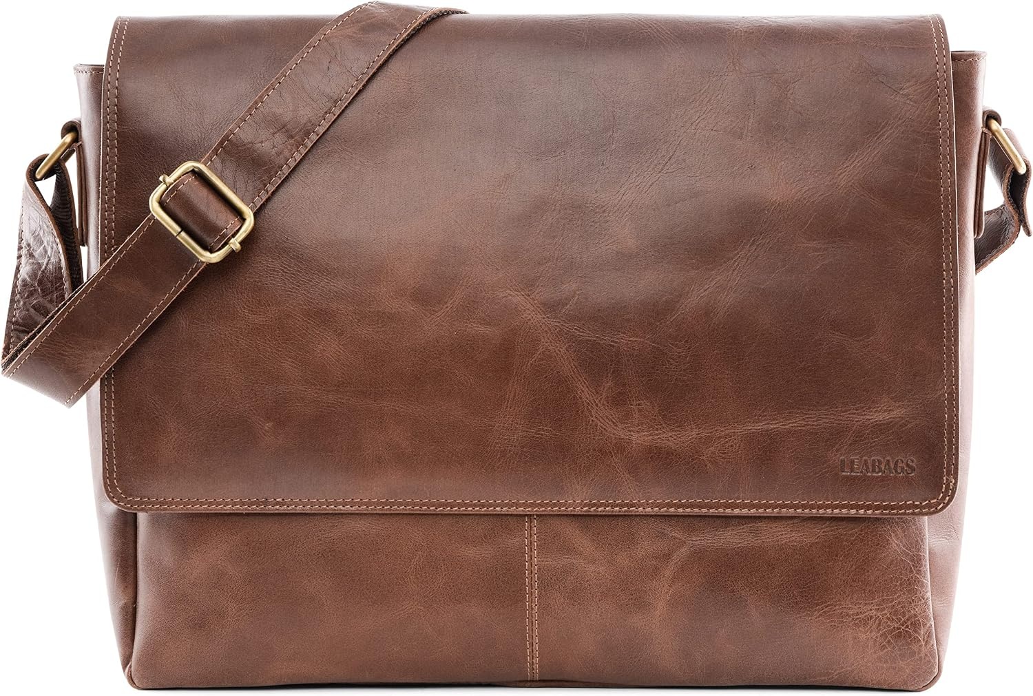 Sacoche ordinateur 15" cuir de buffle vintage - Jusqu'à -63,8%