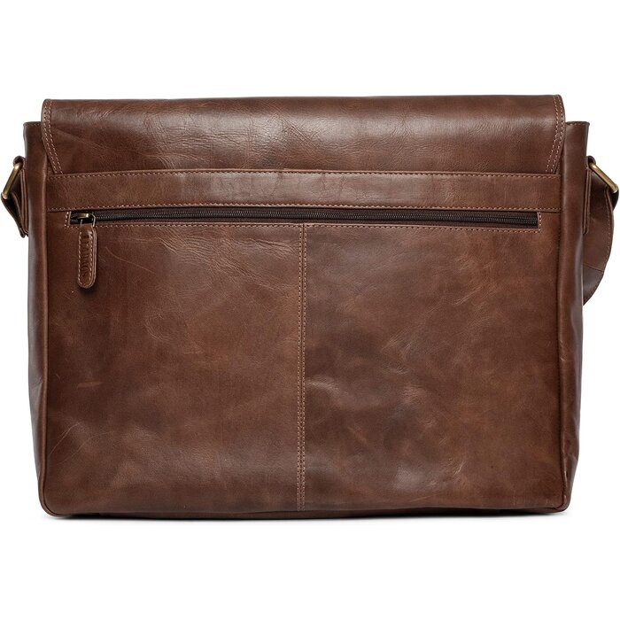 Sacoche ordinateur 15" cuir de buffle vintage - Jusqu'à -63,8%