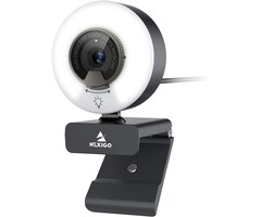 Webcam 1080p 60FPS avec anneau lumineux - Jusqu'à 47% de réduction
