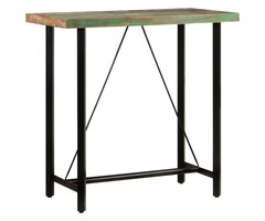 Vidaxl Table de bar industrielle en bois recyclé - Jusqu'à 64,5% de réduction