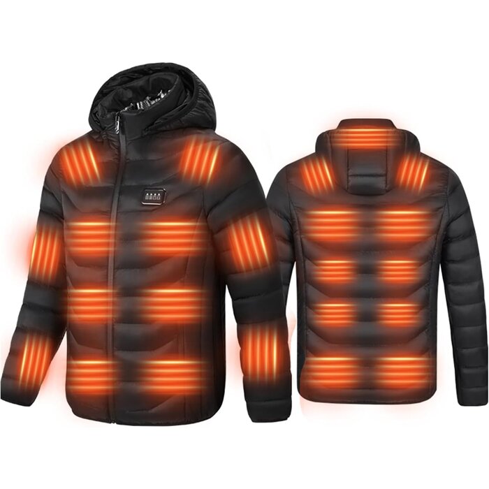 Veste chauffante 23 éléments graphène - Jusqu'à 58,6% de remise