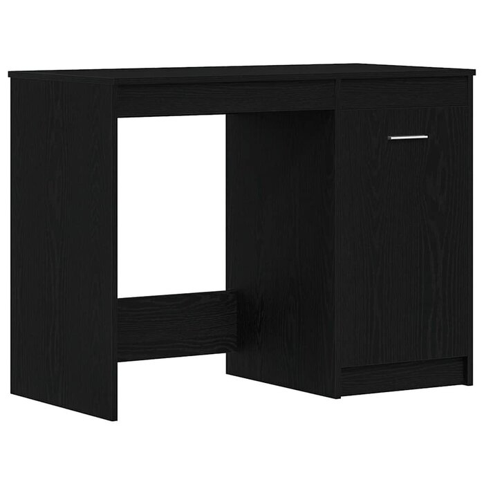 Vidaxl Bureau moderne chêne noir 100cm - Jusqu'à -62,8% sur votre achat
