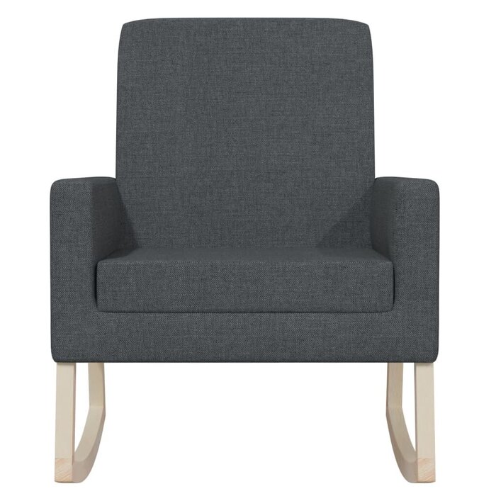 Vidaxl Chaise à bascule moderne gris foncé - Jusqu'à 63,4% de remise