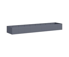 Vidaxl Jardinière surélevée XXL en acier anthracite - Jusqu'à -40,8% de remise