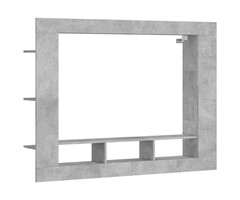 Vidaxl Meuble TV mural design gris béton - Jusqu'à 60,4% de réduction
