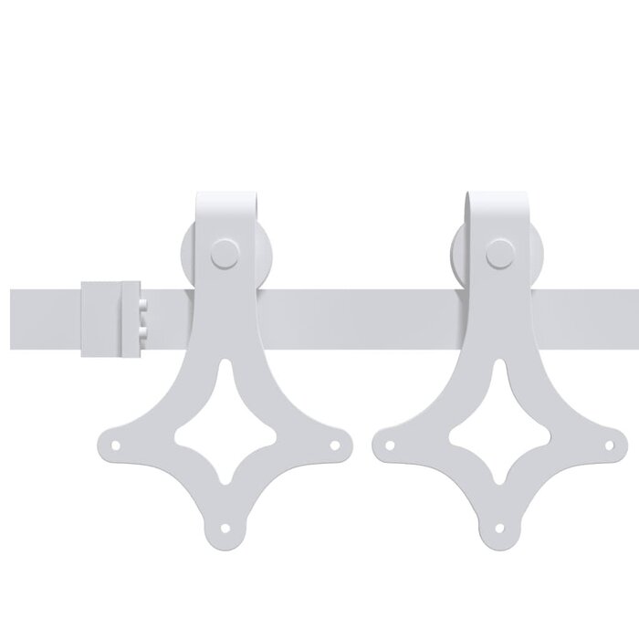 Vidaxl Kit rail porte coulissante 183 cm blanc - Jusqu'à 58,2% de réduction