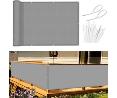 Brise-vue pour balcon 90x700 cm gris - Jusqu'à 58% de réduction