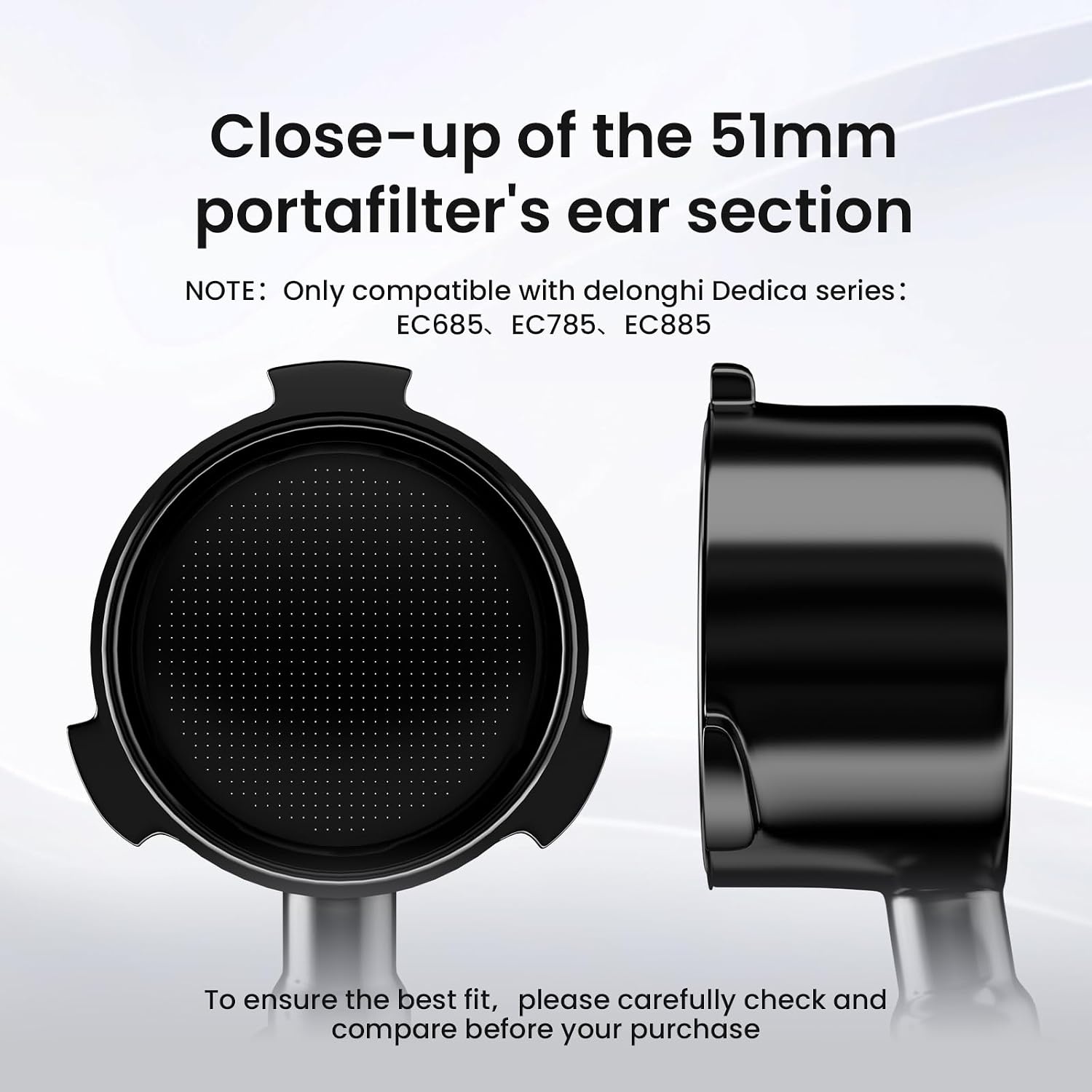 Porte-filtre sans fond 51 mm pour expresso - Jusqu'à -58,1% en outlet