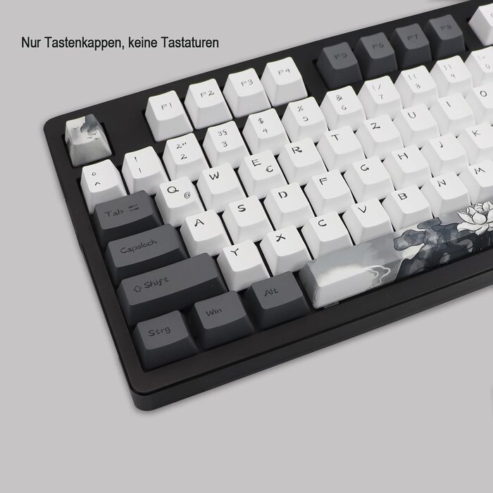 Keycaps Inkt Lotus QWERTZ - 140 touches - Jusqu'à -56,8% sur l'outlet
