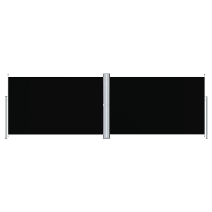 Paravent Rétractable Double 200x600cm Noir - Jusqu'à -57,6%