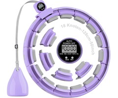 Hula-hoop intelligent lesté pour sport - Violet - Jusqu'à -73%