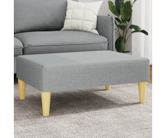 Vidaxl Repose-pieds design gris clair 77x55cm - Jusqu'à -67% de réduction