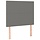 Lot de 2 têtes de lit tissu gris foncé - Jusqu'à -64,1% sur l'outlet