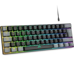 Clavier mécanique gaming 60% QWERTZ - Triple connectivité - Jusqu'à 61% de remise