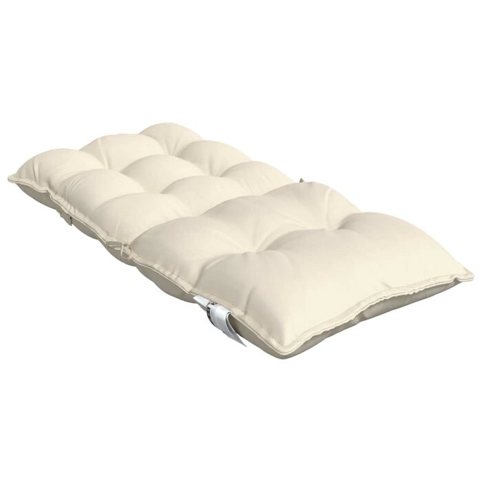 Lot de 2 coussins de chaise Oxford crème - Jusqu'à -51% de remise
