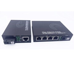 Kit Convertisseur Ethernet Fibre Optique 4 ports - Jusqu'à 62% de réduction