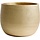 Cache-pot en céramique dorée 25 cm - Design Barcelona - Jusqu'à -62%