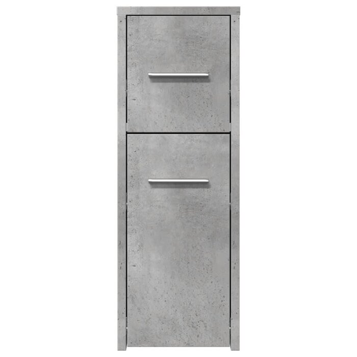 Meuble de salle de bain étroit gris béton - Jusqu'à -62% de remise