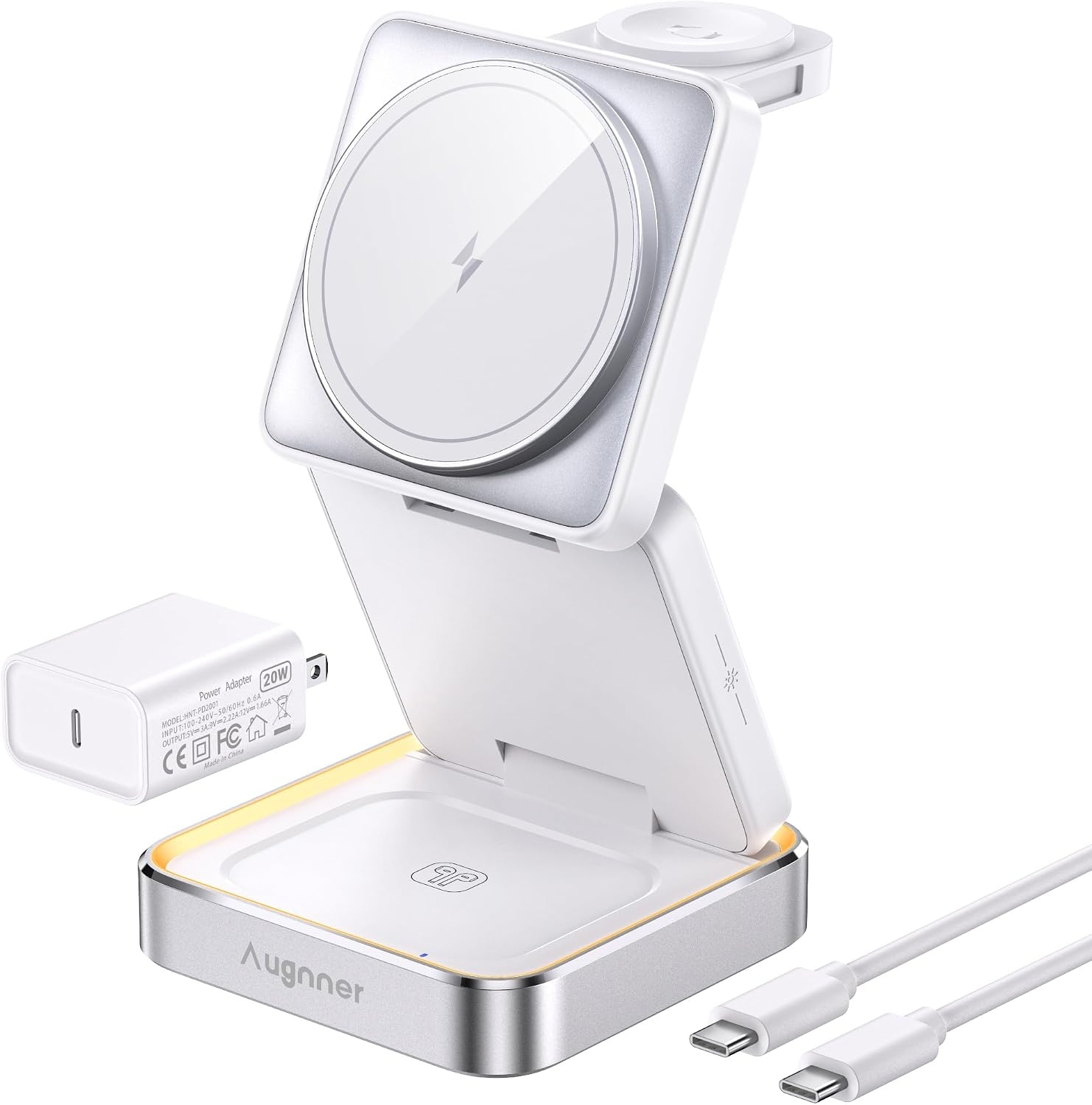 Station de recharge sans fil 3-en-1 pliable - Jusqu'à 60% de remise