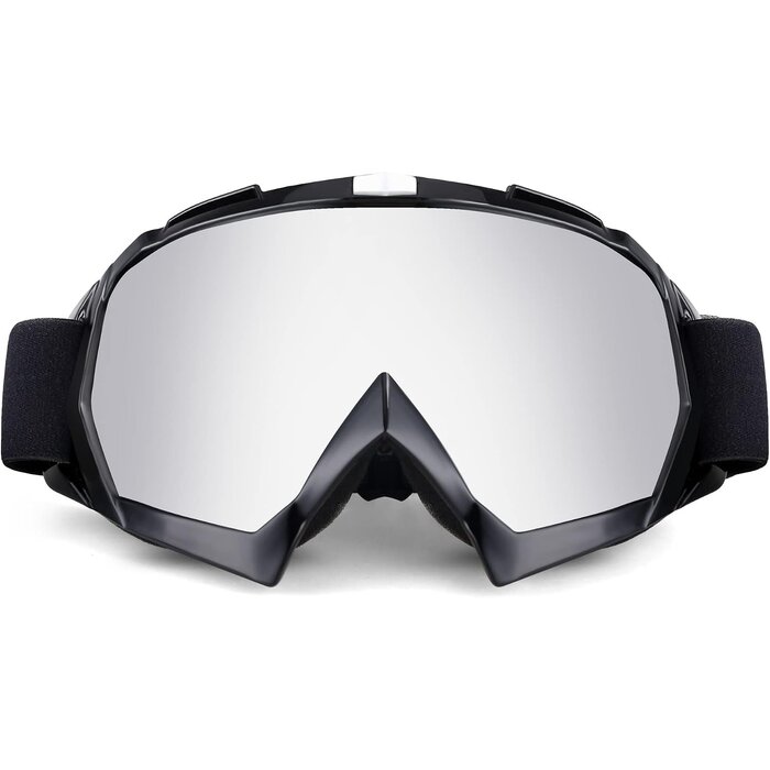 Masque de Moto et Ski Argenté - Jusqu'à 76% de remise