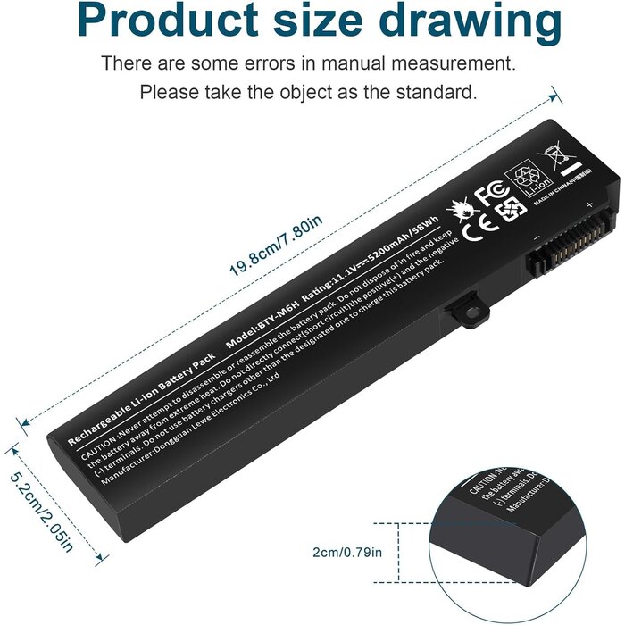 Batterie PC Portable - Compatible MSI - Jusqu'à -53% de réduction